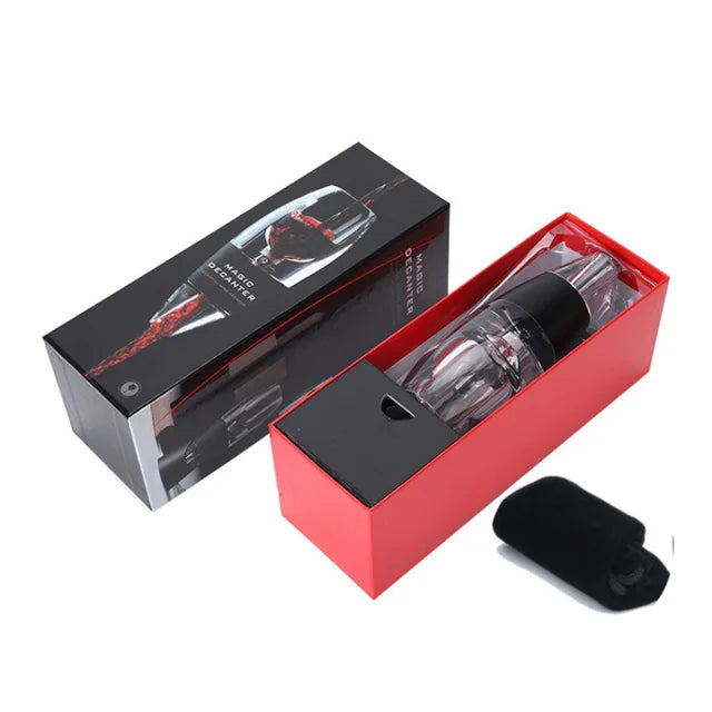 Decantador de vinho tinto Ortable, arejador mágico Bernoulli Air, vinho branco, uísque, rápido, equipamento, acessórios de bar