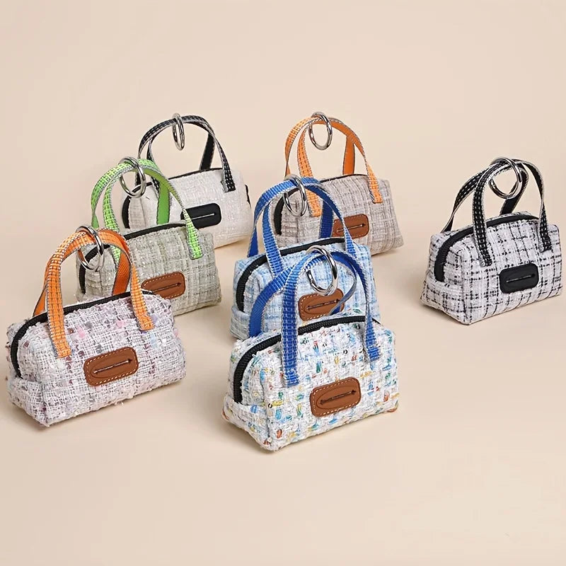 Saco para cocô de animais de estimação, bolsa portátil, um pequeno bolso para petiscos de animais de estimação, uma bolsa para distribuição de recompensas para treinamento de animais de estimação, pequena bolsa de m