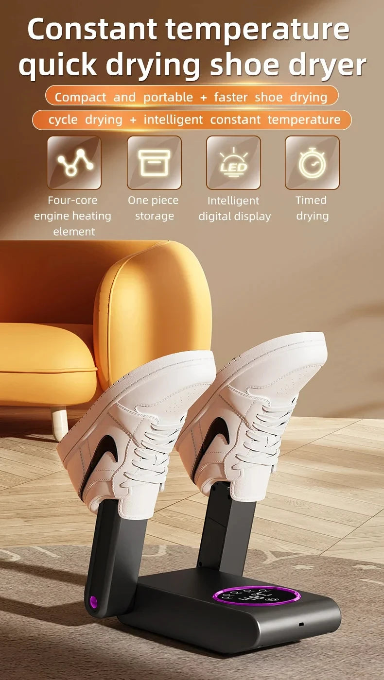 HOMEFISH Secador de sapatos elétrico estilo coreano 220V - Aquecedor de calçados para desodorização e esterilização de aparelhos para uso doméstico