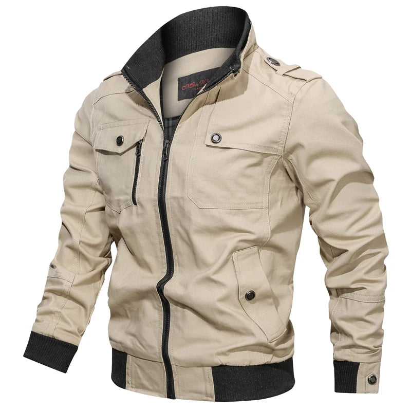 Men Slim Clothing Male Trench Coat Men's Jackets Male Outerwear Oversized High Quality Pure Cotton Casual Jacket Coat