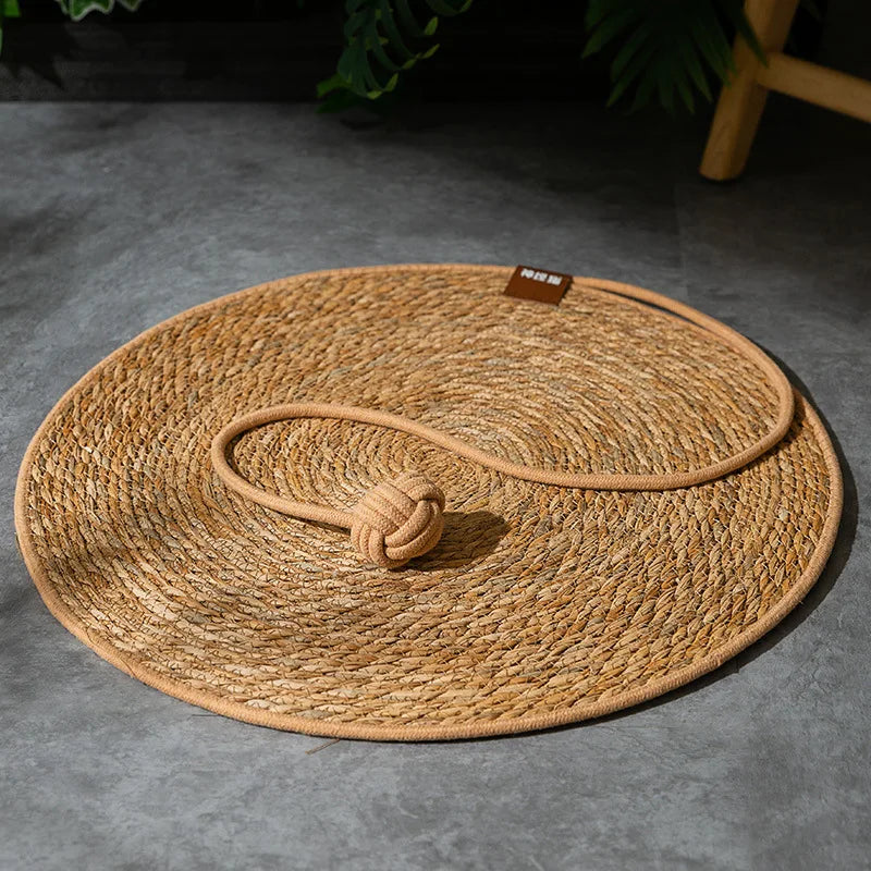 Gato scratcher rattan esteira placa gato zero para afiar unhas raspador gatos árvore gato arranhando post sofá esteiras protetor de móveis