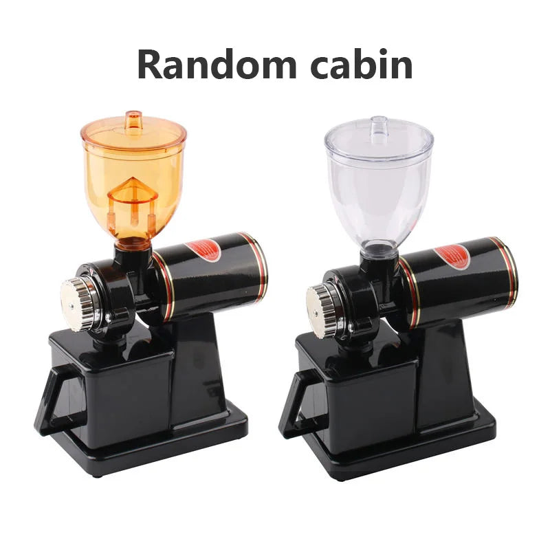 JIQI-Máquina Elétrica Moedor De Café, Máquina De Moer, Espessura Ajustável, Moinho De Feijão, Rebarras Planas, 220V, 110V, UE, US