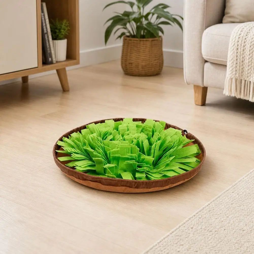 Tapete de busca para cães, jogo interativo de busca de alimentos, brinquedo em forma de tapete para alimentação lenta, ideal para o treino de cães, estimula as habilidades naturais de busca de alimentos.