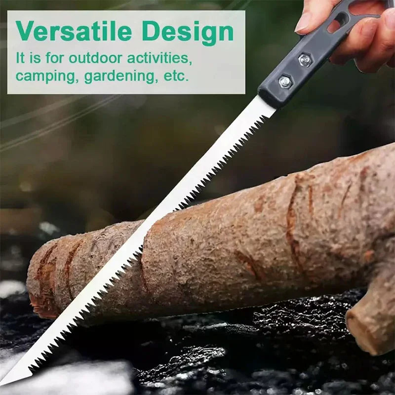 Conjunto de ferramentas de jardinagem multiuso com 5 peças; Tesouras de poda, Sawi dobráveis, tesouras para plantas