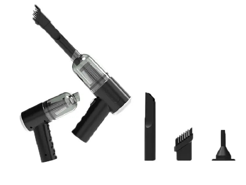 Aspirador de pó sem fio para carro, 9000pa, carregamento usb, 1200mah, aparelho de limpeza portátil, mini aspirador de pó molhado e seco doméstico