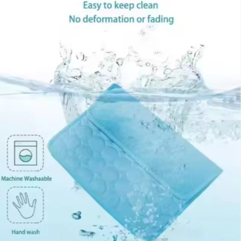 Tapete Refrescante para Cães, Cama Fria de Verão para Pets, Extra Grande para Cães Pequenos e Grandes, Acessórios para Pets