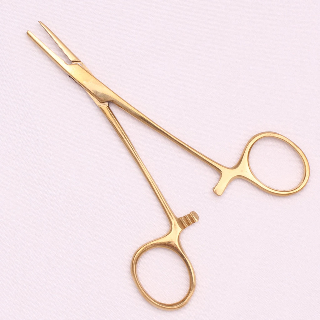 Pinça hemostática para salão de beleza de animais de estimação, 13cm (5 ''), profissional, cães, hospital, gatos, lesões, casa, aço inoxidável japonês
