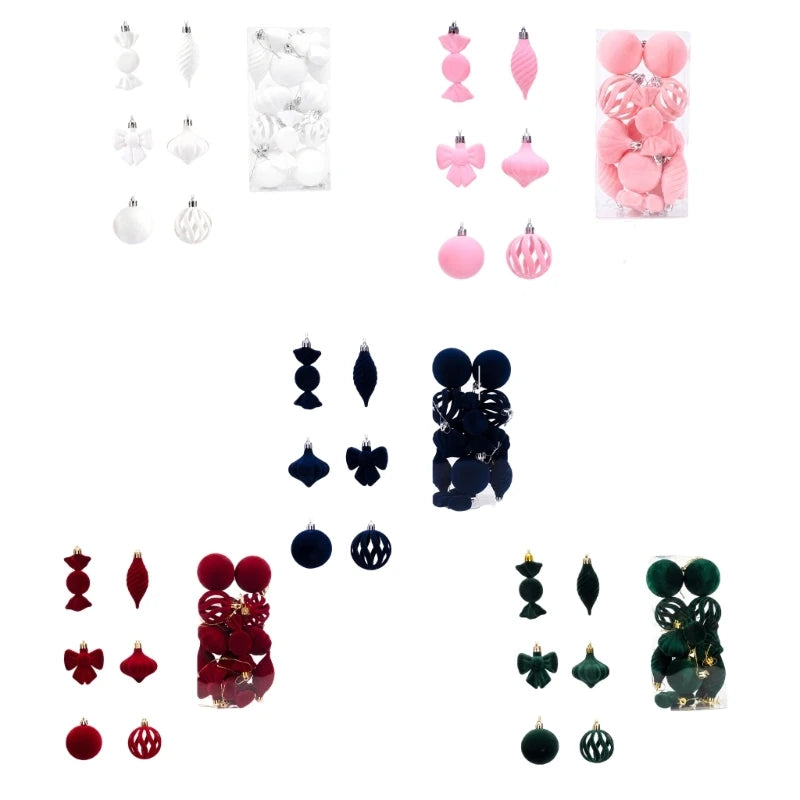 Conjunto bugigangas com doces, fita, gota e silhuetas redondas 3XUF