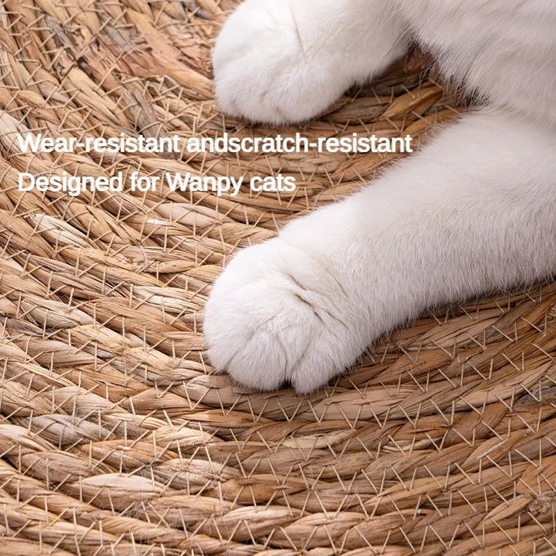 Gato scratcher rattan esteira placa gato zero para afiar unhas raspador gatos árvore gato arranhando post sofá esteiras protetor de móveis