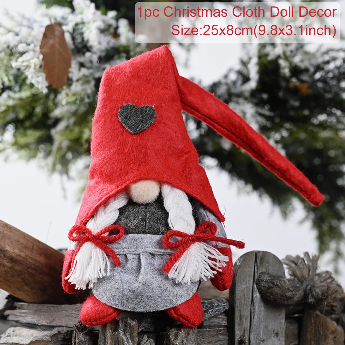 Gnome natal boneca sem rosto ornamento feliz natal decorações para casa 2024 navidad natal cristmas presente de natal ano novo 2025
