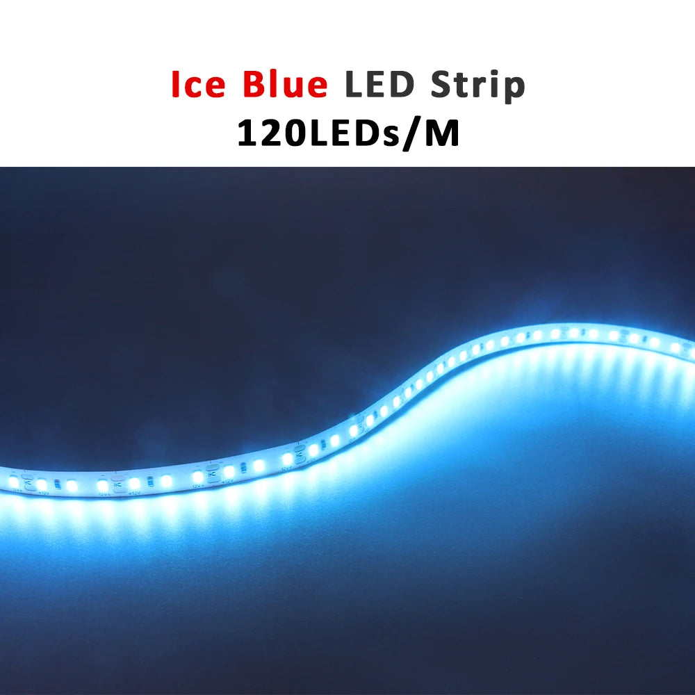 Fita de LED 12V 5m SMD 2835 5mm 8mm, Fita Flexível para Iluminação Decorativa Interna Kasa & Pet