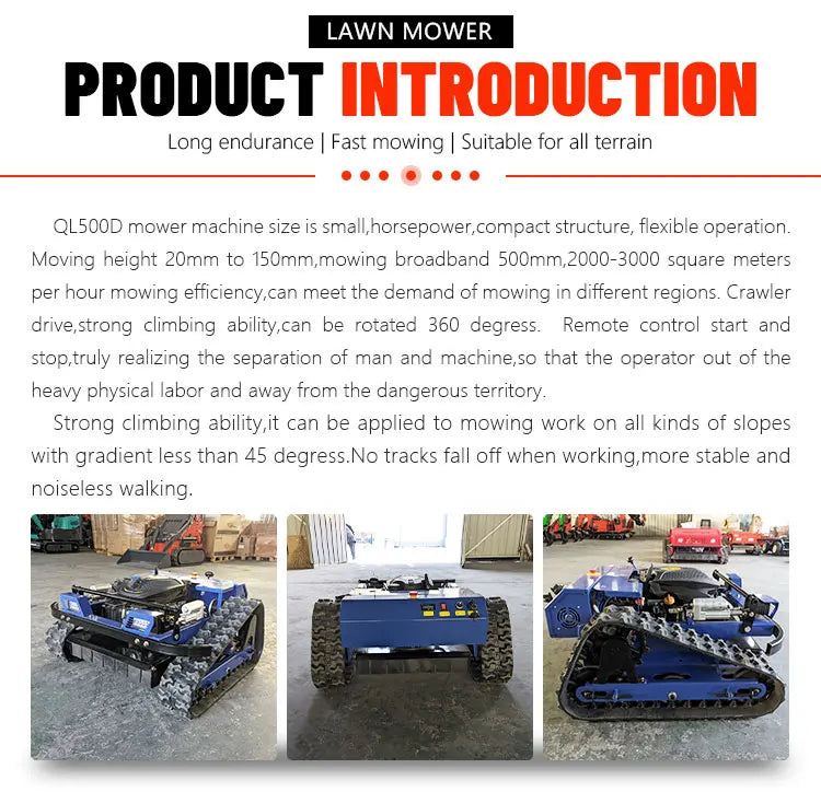Cortador de Grama EPA QL600 Personalizável com Consumo de Combustível de 1.2L/H e Longo Tempo de Funcionamento