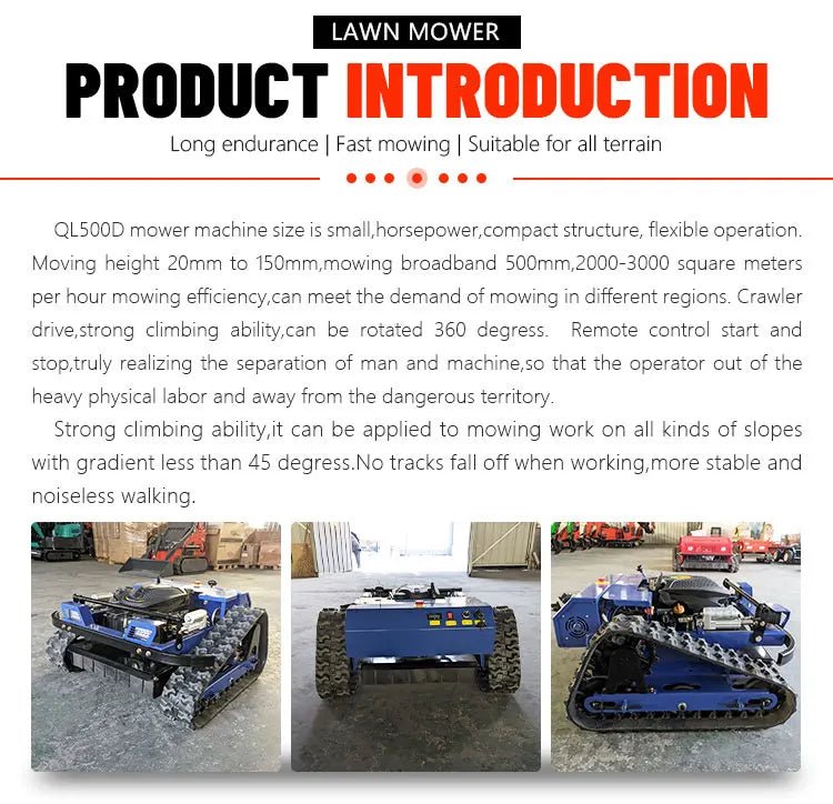 Cortador de Grama EPA QL600 Personalizável com Consumo de Combustível de 1.2L/H e Longo Tempo de Funcionamento