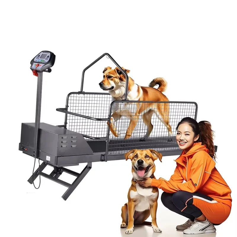 Esteira Elétrica para Animais de Estimação, Equipamento de Treinamento Esportivo para Cães, Máquina de Caminhada e Corrida com Inclinação Ajustável