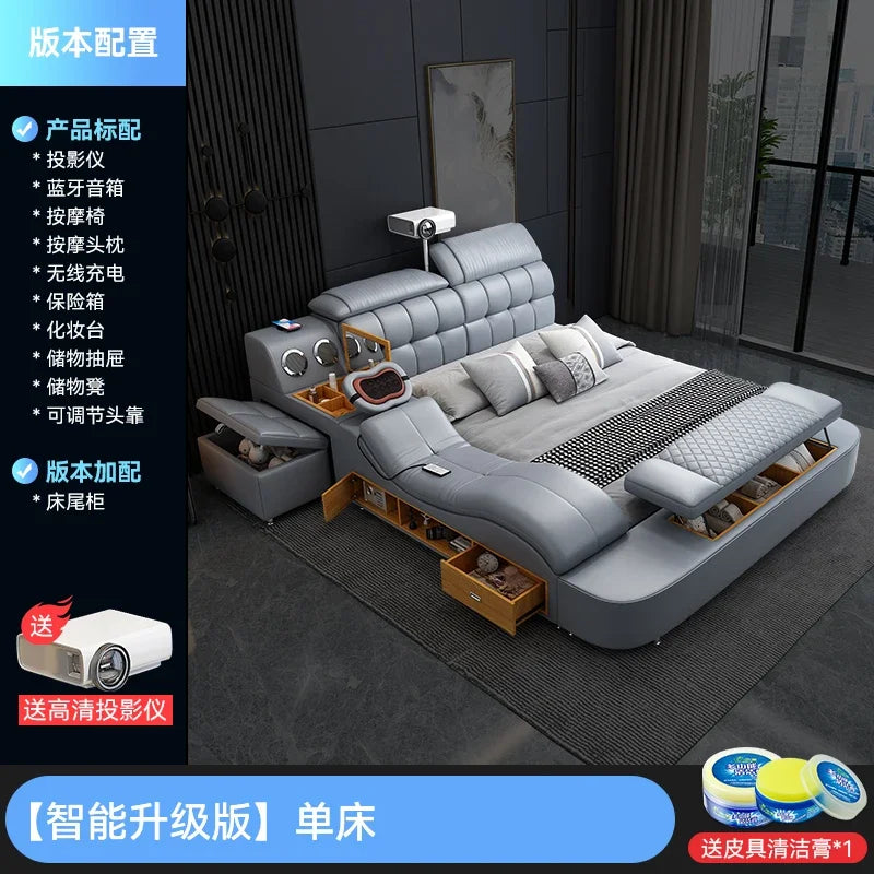 Frame Upholstered Bed Handles Unique Double Modern Children Bed Luxury Sleeping Muebles Para El Hogar Bedroom Decoration
