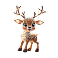 Decoração de natal cervos árvore de natal elk ornamento decoração para casa rena feliz natal presente navidad noel ano novo 2024