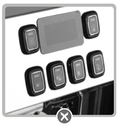 Cafeteira comercial de aço inoxidável com concentração totalmente automática