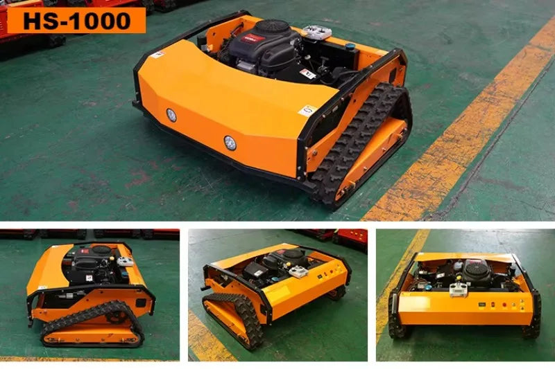 Cortador de Grama Elétrico Robótico de Esteira para Uso Doméstico, Personalizado, com Lâminas de 800mm, 1000mm, 1200mm, para Cortar Grama