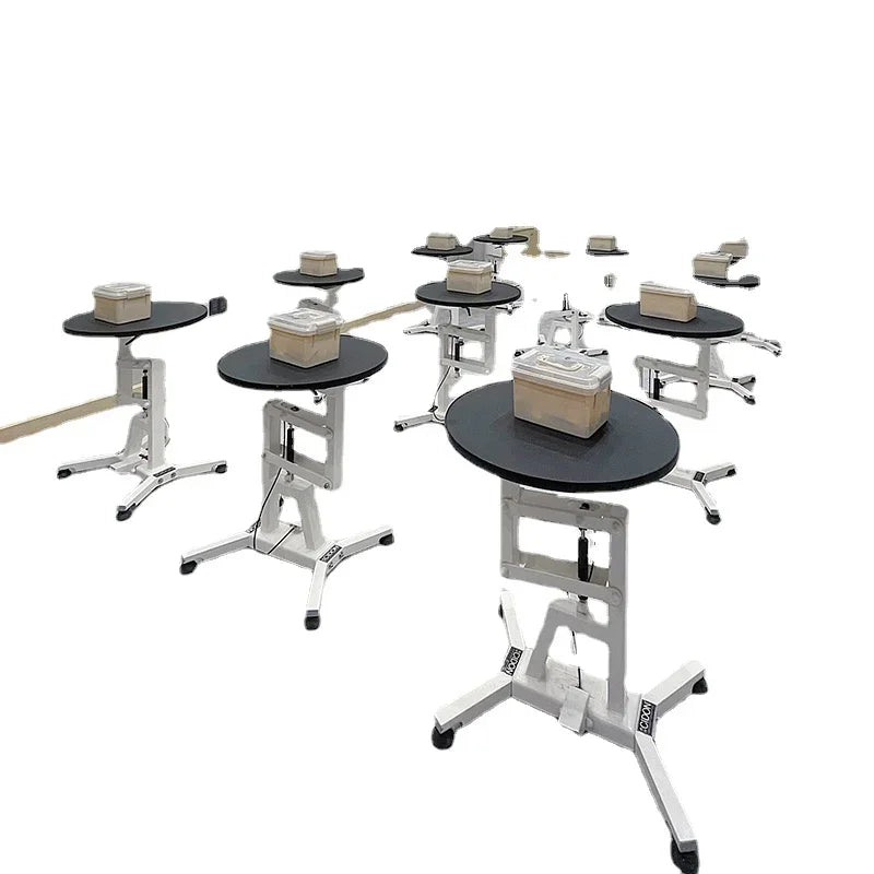 Cães de pelúcia para animais de estimação e gatos, modelagem de beleza, levantamento pneumático, mesa redonda rotativa, mesa de beleza, mesa cosmética