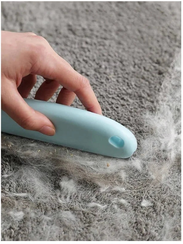 Escova portátil removedora de pelos de animais, ferramenta reutilizável para remover pelos de cães e gatos, limpador de pelos para sofá, roupas, carpete, assento de carro e cama de animais.