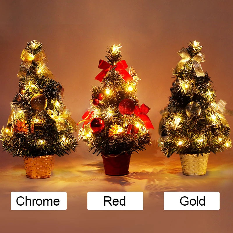 Decorações de árvore de natal crianças diy artesanato casa quarto festa 20/30/40cm árvore de natal artificial 2023 presente de ano novo