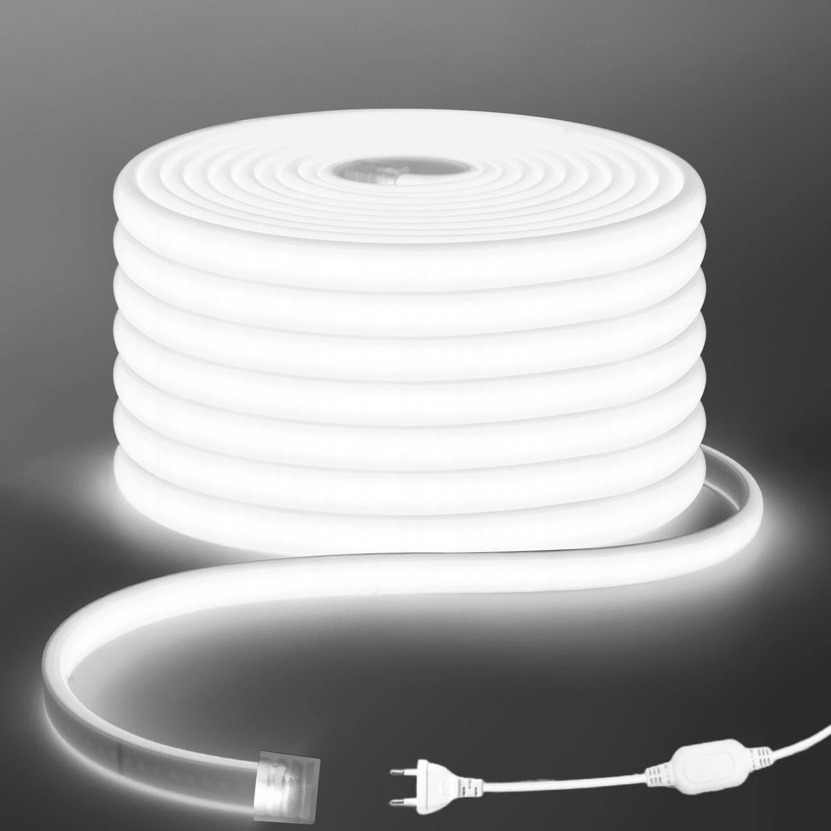 1m-35m brilho surper cob led luz de tira 288leds/m ra90 220v ao ar livre tubo de silicone à prova dwaterproof água para quintal piscina caminho