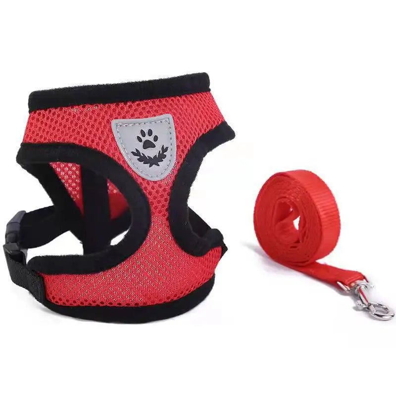 120 cm Traction Rope + Vest Type Leashes For Pet Small And Medium Tract Leashes Kit