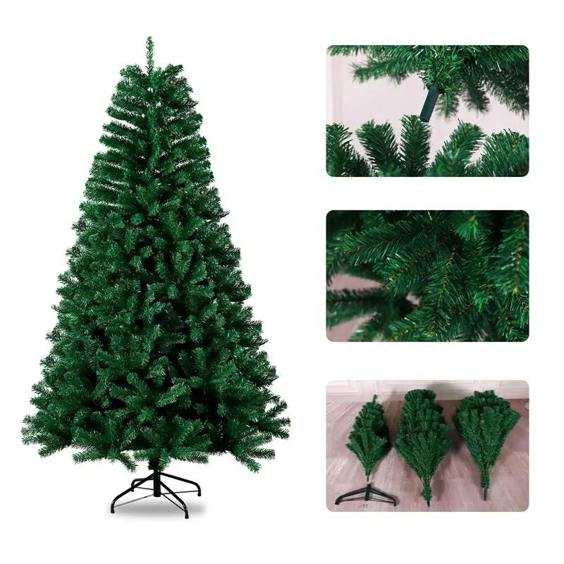 Ano novo noel navidad presente 180cm árvore de natal artificial cedro abeto pinho pvc árvores de natal casa decorações de natal