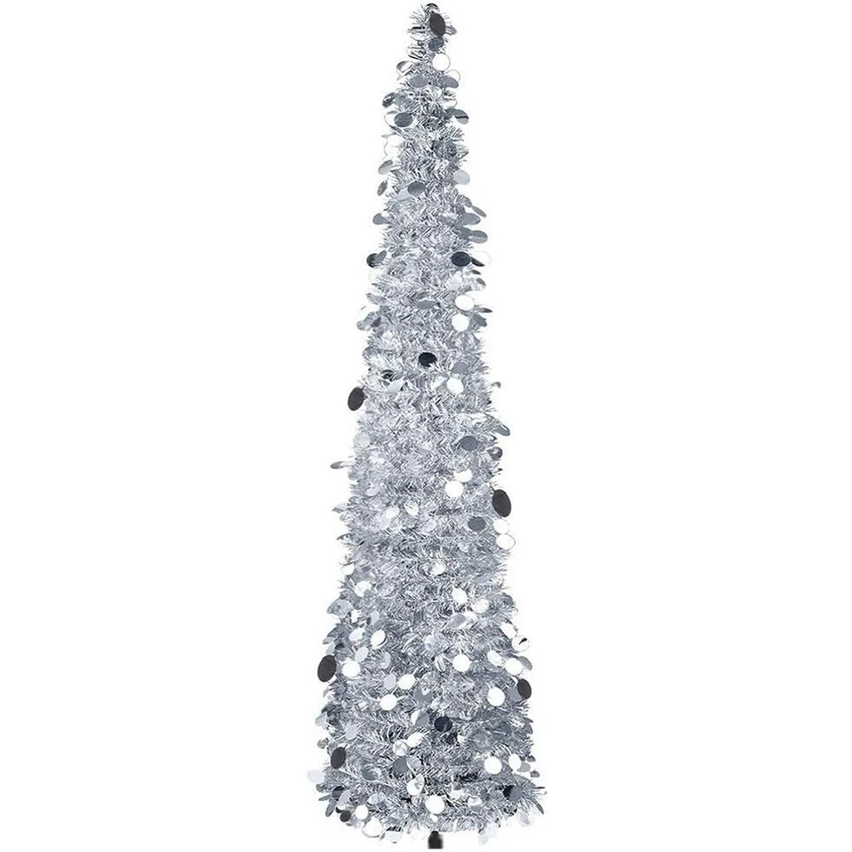 Árvore de natal 1.2m retrátil dobrável enfeites chenille espiral design festivo feriado decoração de natal casa acessório interior