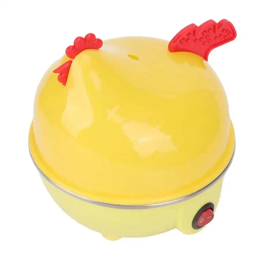 Fogão de Ovos Elétrico com Capacidade de 7 Ovos, Desligamento Automático, Mini Pequeno Almoço, Caldeira Rápida de Ovos, 350W
