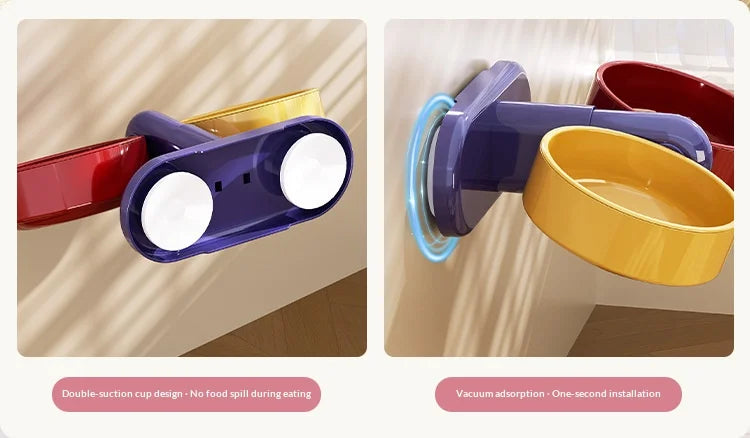 Suprimentos para animais de estimação: Tigelas para gatos/tigelas de água, tigelas para cães, tigelas para animais de estimação resistentes a quedas, com altura ajustável.