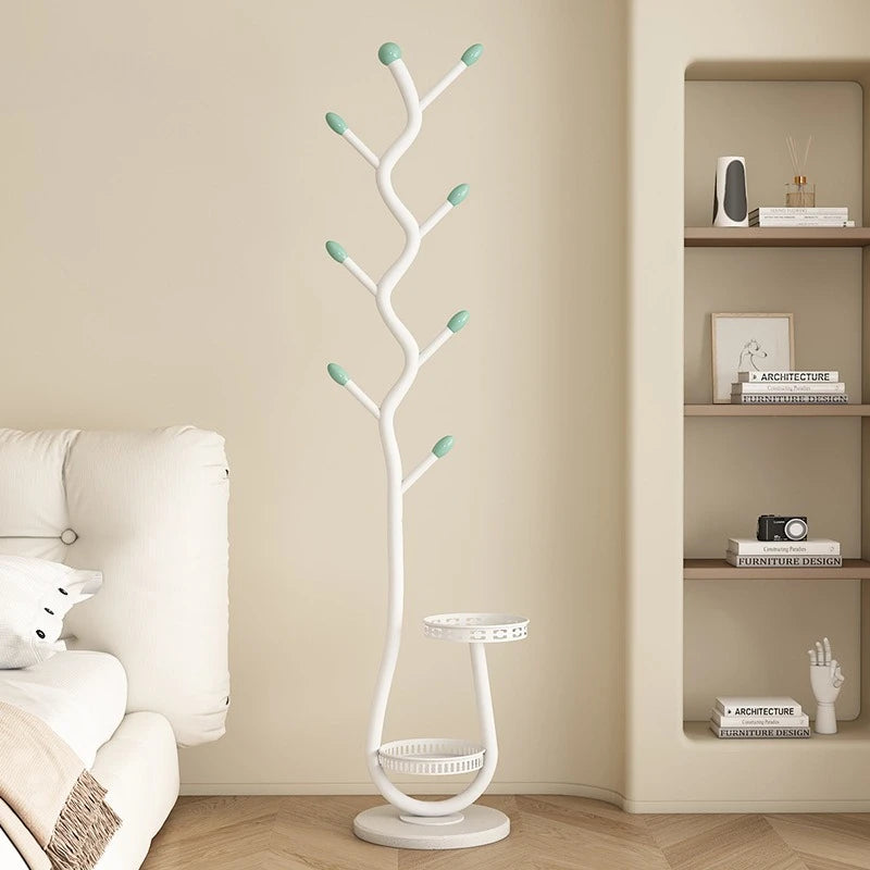 Cabide removível para sala de estar, rack de secagem de pólo único doméstico, suporte para bolsa suspensa de ramo de quarto, cabide suspenso de ardósia francesa