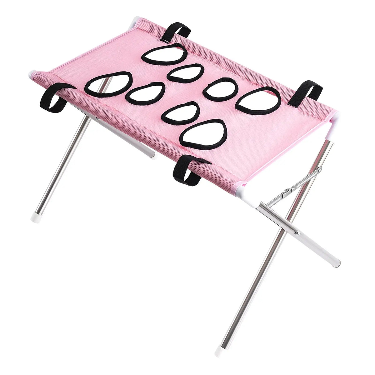 Rede de Tosa para Animais de Estimação Dobrável, Mesa de Tosa para Cães, Arnês de Suspensão Auxiliar, Estrutura de Cama para Banho de Gatos
