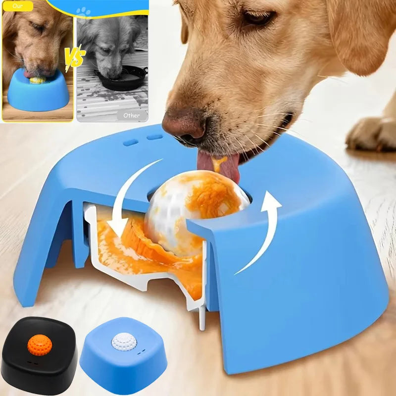 Tigela de Alimentação Lenta para Cães e Gatos, Anti-Engasgo, para Petiscos Líquidos, Iogurte e Ração Saudável, Acessórios para Cães