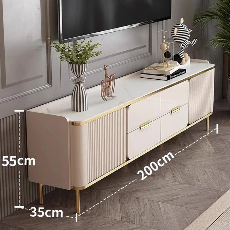 Armário de tv de luxo europeu beleza na moda simples elegante consoles de tv gabinete exclusivo delicadeza meuble móveis de salão de televisão