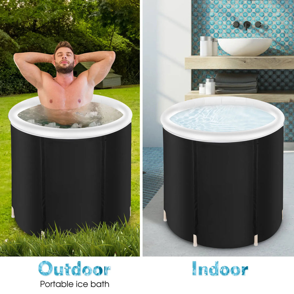 Grande banheira de gelo inflável dobrável banheira portátil terapia fria recuperação banheira para atletas treinamento esportivo piscina spa