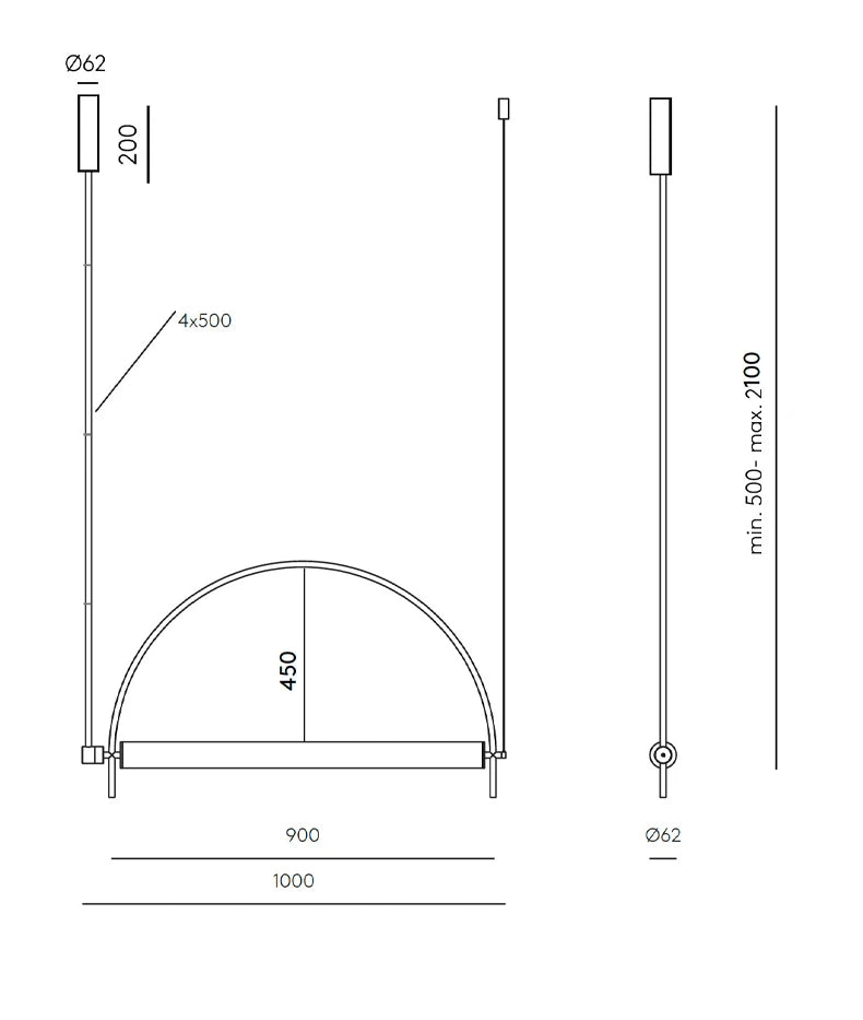 Sala de estar minimalista luz pingente moderno designer arte lâmpada led quarto estudo sala jantar balcão barra minimalista luz interior