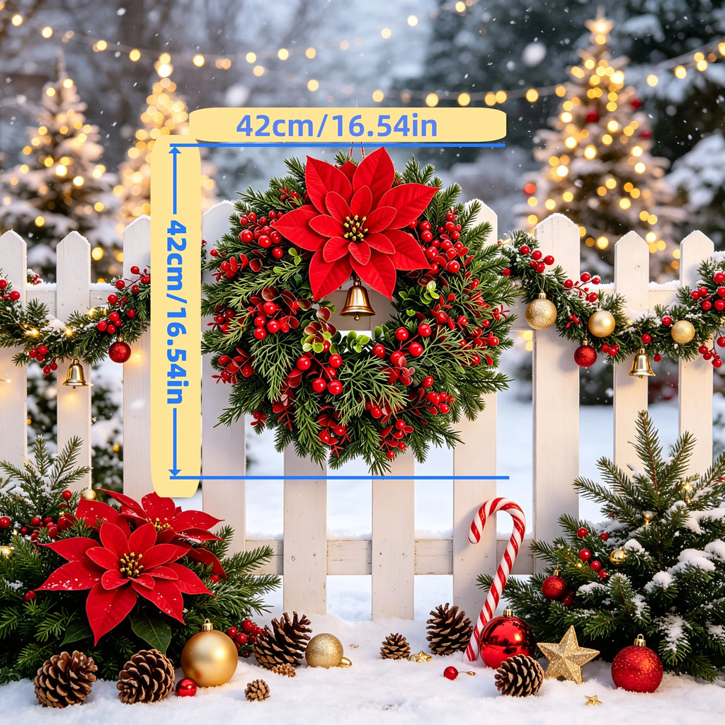 Guirlandas Decorativas de Natal de Alta Qualidade, Criadas com Ingenuidade para Criar uma Atmosfera Festiva e Cerimonial! Simula Selecionada