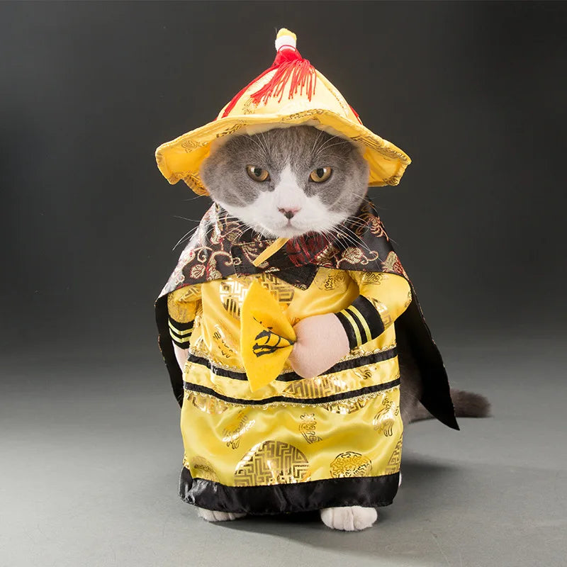 Conjuntos de fantasias ajustáveis para cães de Halloween, roupas, cosplay, fantasia para cães médios e grandes, pug, roupas novas, engraçado, 2023
