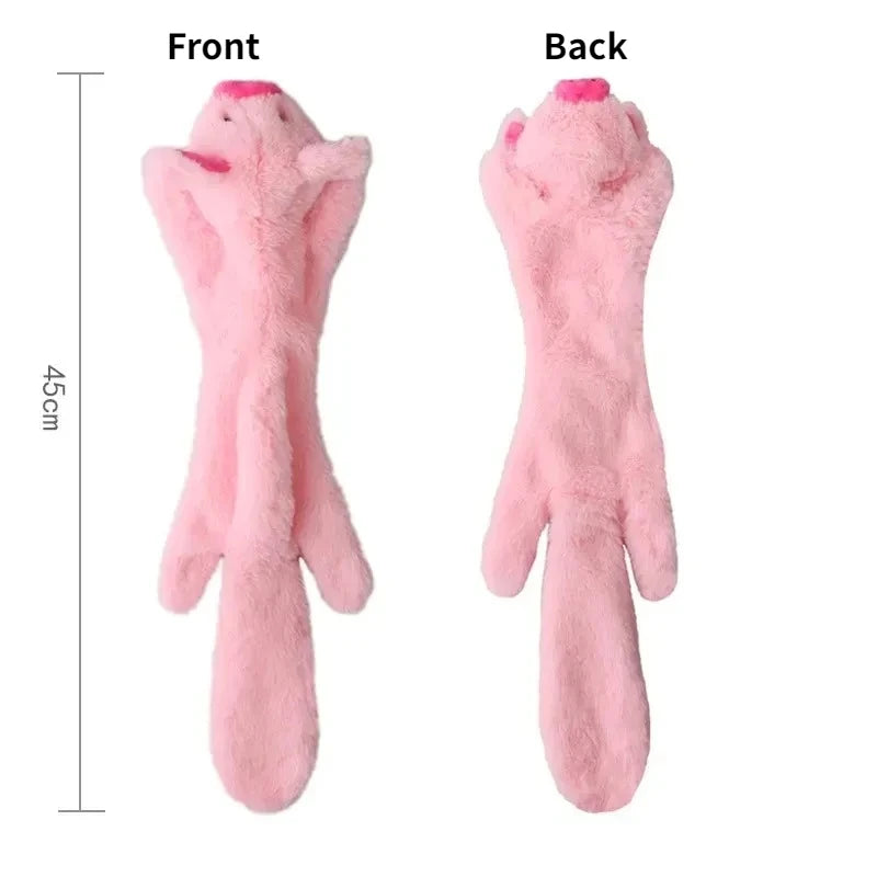 Engraçado animal simulado sem recheio brinquedo do cão com rangidos durável stuffingless pelúcia estridente cão mastigar brinquedo crinkle pet rangido brinquedo Kasa & Pet