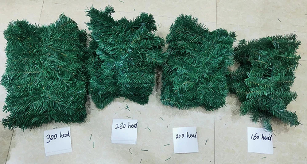2.7m verde artificial guirlanda de natal poinsétia guirlanda de flores de natal árvore de natal rattan pendurado ornamento decoração
