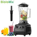 Bpa livre 3hp 2200w liquidificador de grau comercial resistente misturador espremedor processador alimentos alta potência smoothie gelo barra liquidificador frutas