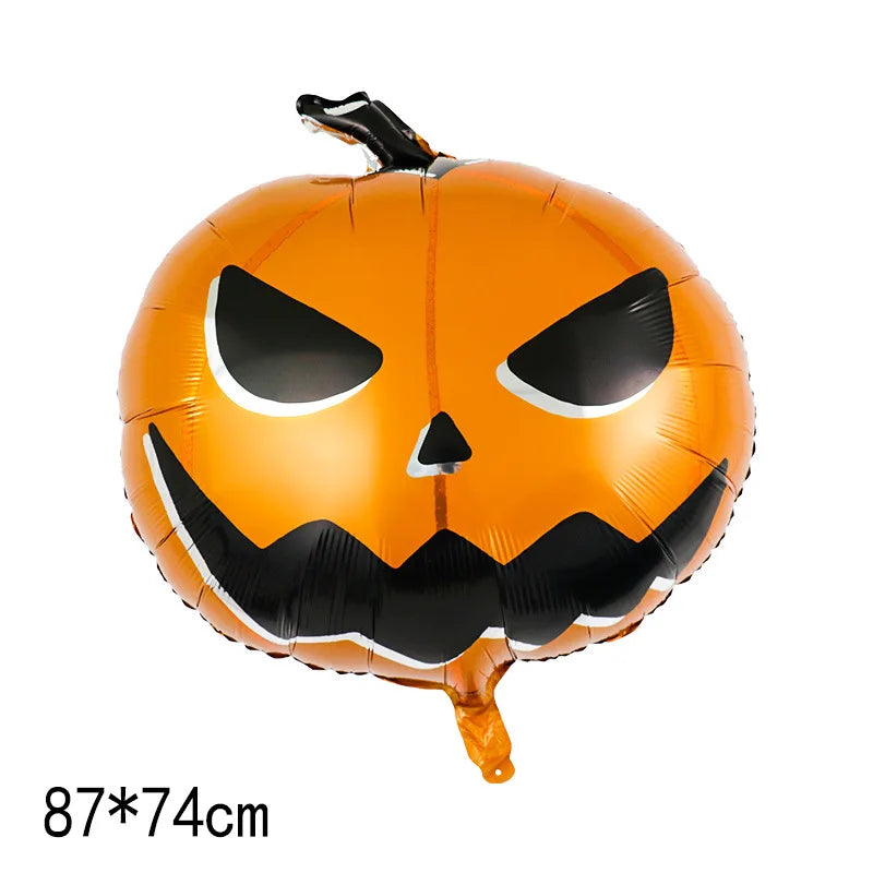Balão de Halloween em Forma de Abóbora Gigante Jack O Lantern, Decoração de Festa para Crianças e Adultos, Casa Assombrada, Trick Or Treat, Eventos de Outono