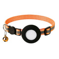 Coleira para Gato Airtag, Fivela de Segurança Refletiva com Sino, Coleira GPS Ajustável Anti-Perda para Gatinhos e Filhotes
