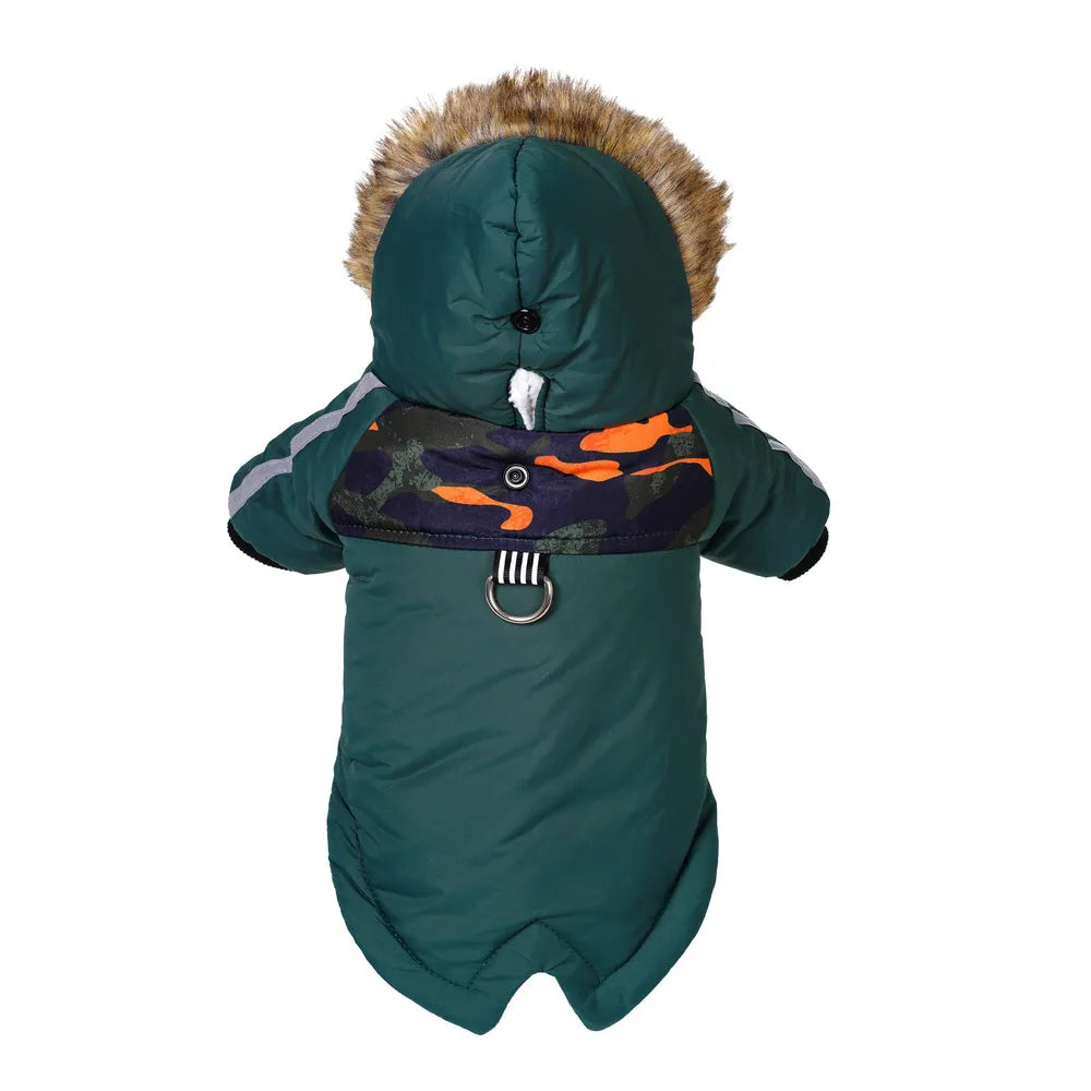 Jaqueta de lã com capuz para cães pequenos, casaco impermeável quente, roupa de buldogue francês, roupa de chihuahua, jaqueta de cachorro, inverno