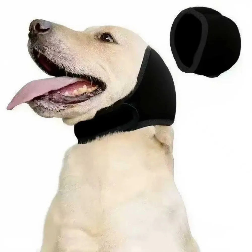 Protetor Auditivo Antirruído para Cães: Abafador Calmante Impermeável e à Prova de Choque para Cães - Novo Kasa & Pet