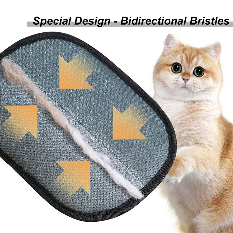 Luvas Eletrostáticas Removedoras de Pelos de Animais, Nova Luva para Remoção de Pelos de Gatos e Cães 2025