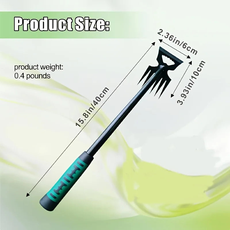 Rake para jardinagem, ferramenta manual para arar e soltar o solo, ferramenta manual para plantio de vegetais, ferramenta manual para jardinagem