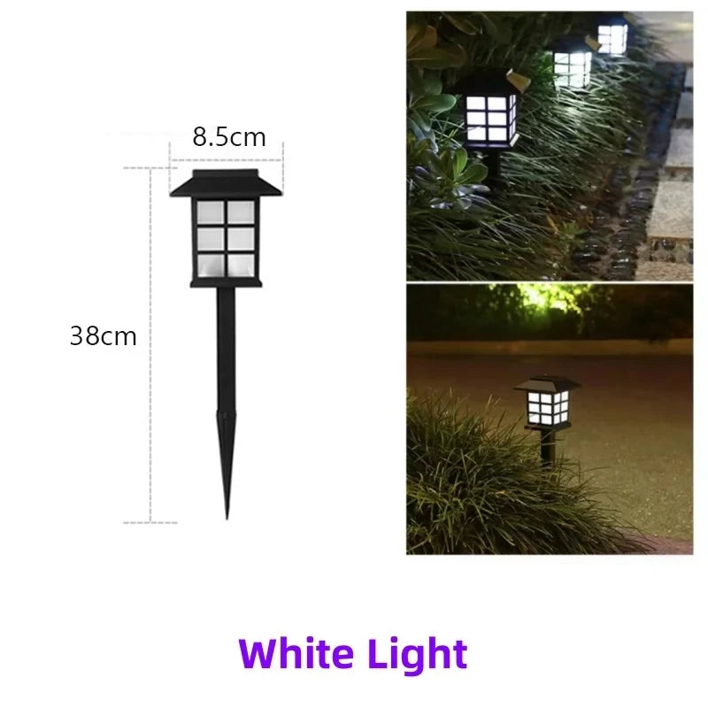 LED Solar Lawn Light para exterior, impermeável Path Light, Jardim e Estrada, Decoração de Pátio, Luminárias de Paisagem, IP65