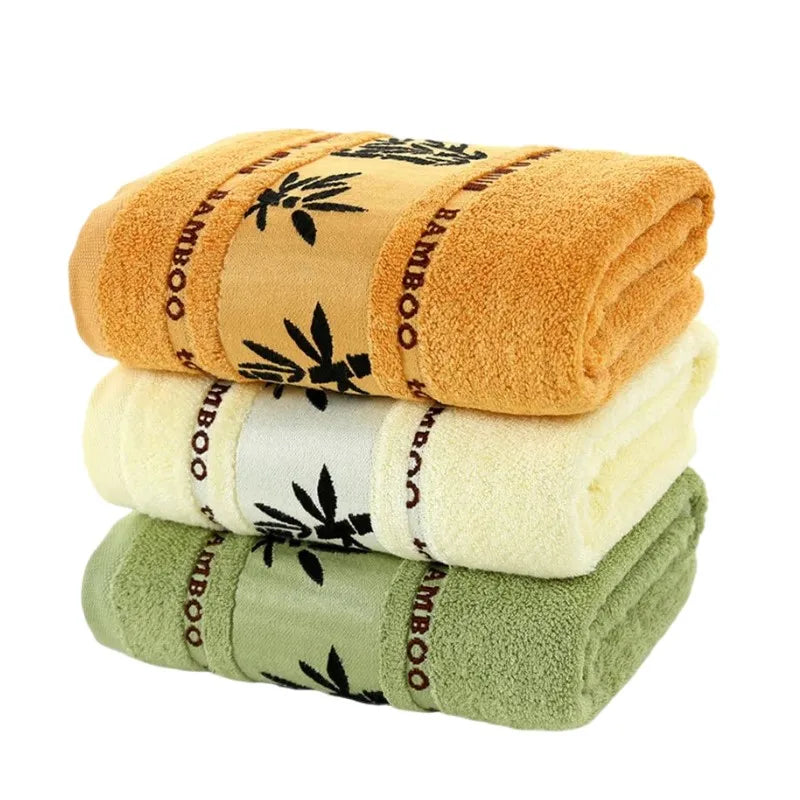 Conjuntos De Toalhas De Fibra De Bambu Para Adultos, Absorvente Grosso, Toalhas De Banheiro De Luxo, Toalha De Rosto, Casa, Conjunto De 1, 4, 6